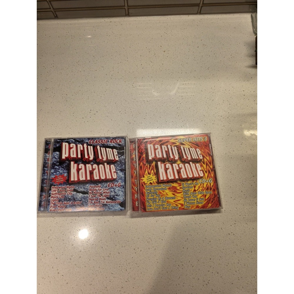 Party Tyme Super Hits Karaoke CD Super Hits Classic Rock & 3
